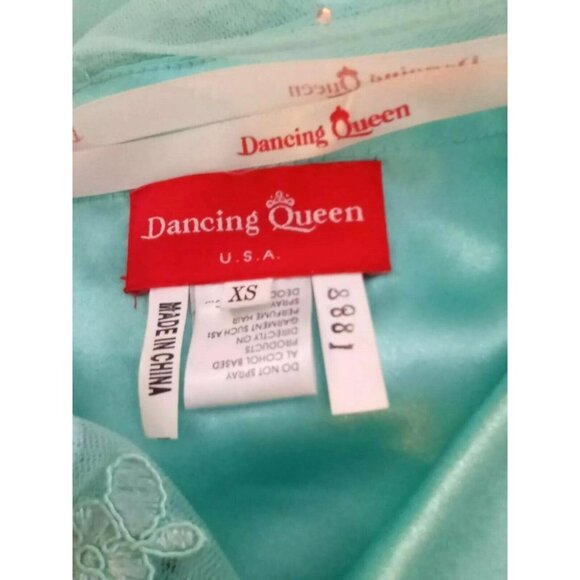 Dancing Queen Dress Size XS Dance Cocktail Party Special Occasion Blue - Picture 8 of 8